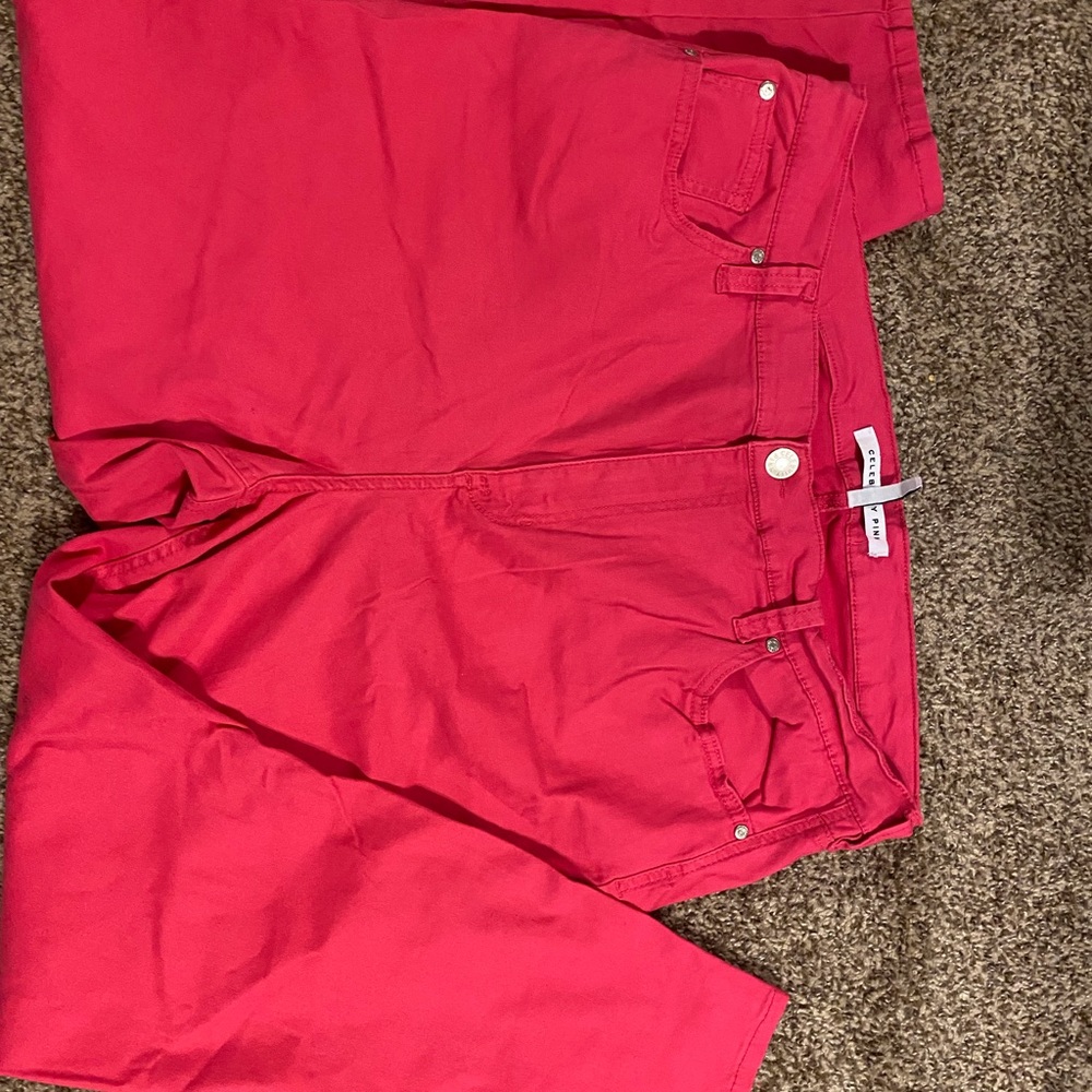 Stretchy pants pink